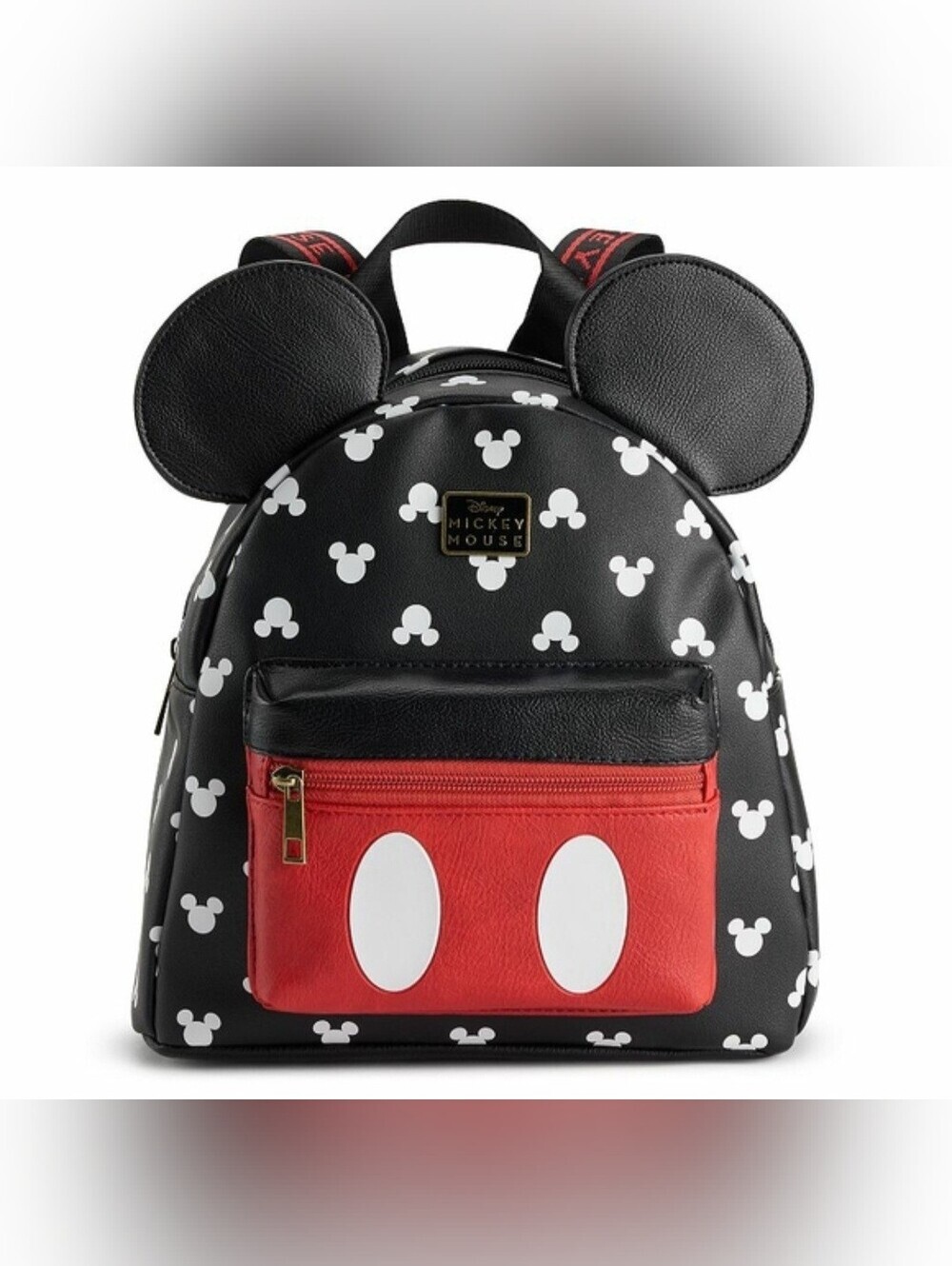 Disney MICKEY MOUSE Black & Red Backpack
